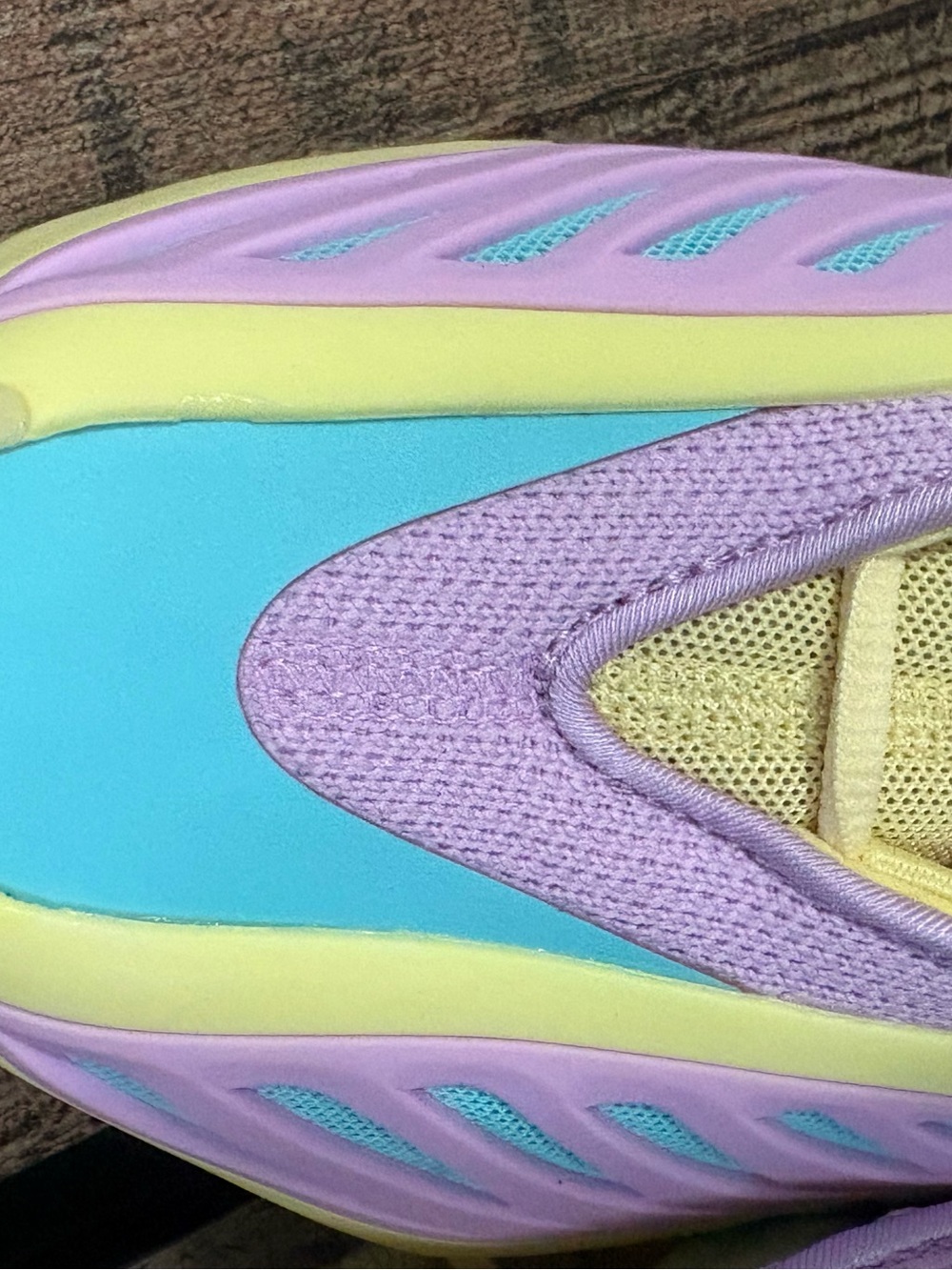 adidas youth 7. Anthony Edward’s collab. Turquoise, Lavender, Yellow - Picture 4 of 4